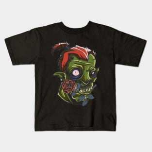 Zombie with Flower Kids T-Shirt